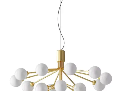 Possini Euro Davina LED Sputnik Chandelier 3D model