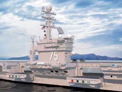  Aircraft Carrier USS Harry S Truman CVN-75 