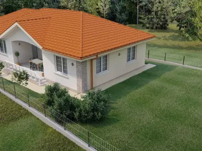 House 11 exterior 3D model