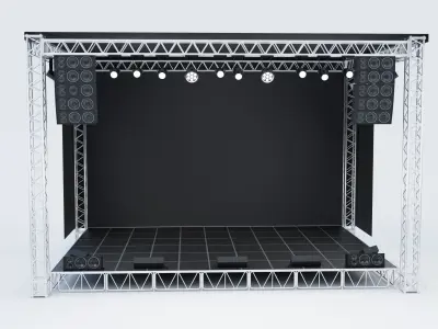 Concert Stage 01 3D model