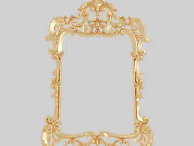 Classic frame of luxurious gold interior inlaid gold leaf CNC Texture buy