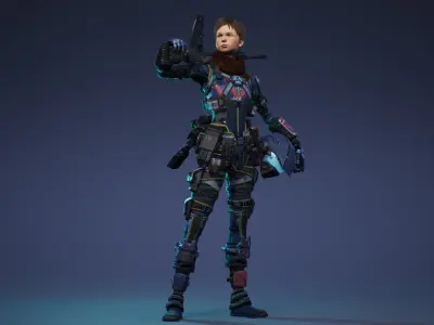  Scout Pilot Anim Rig 