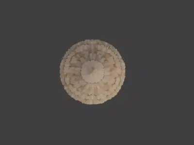 Rustic Straw Hut Low-poly 3D model