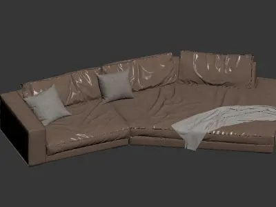 modern sofa chair  3D model