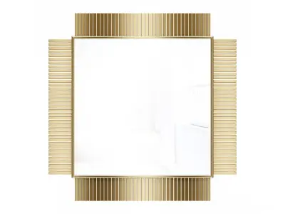 Mirror in a metal frame GZ-M1048 3D model