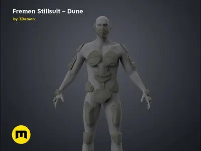 Fremen Stillsuit from Dune 2020 3D print model