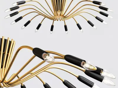 Aretha Pendant Lights 3D model