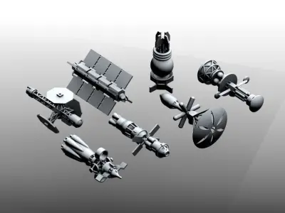Spaceships - High Frontier 3D print model