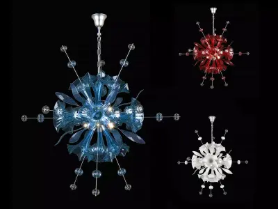 89312x Celesta Lightstar Chandelier 3D model