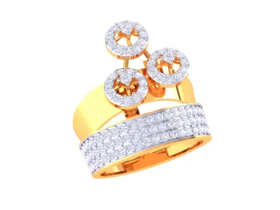  Women Ring MTL 3dm STL OBJ FBX Details 3D print model 67