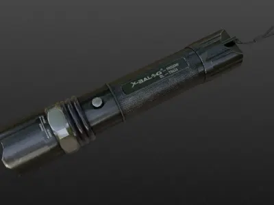 Flashlight X-Balog 99000W BL-T8626 Free low-poly 3D model