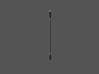 Cotton Swab v1 003 Low-poly 3D model