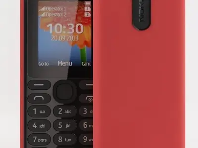  Nokia 108 Dual SIM Red 3D model