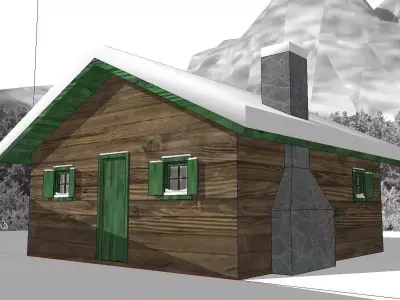 Creative Design-Holiday Cabin-0120 3D model