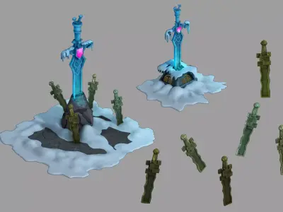 Kunlun Snow Mountain - Shijian 13 3D model