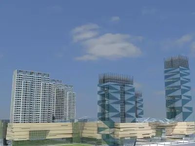 Cityscape 7 3D model
