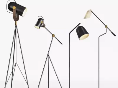 Floor Lamp Set  3D model