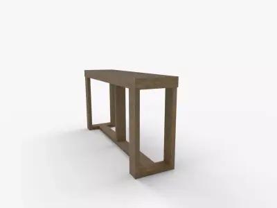 Ashley Cariton Sofa Table 3D model
