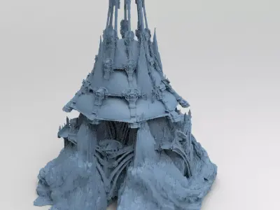 Volcano Celtic Dome 3D model