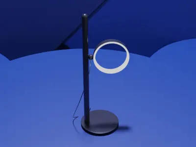 Table lamp 3D model 34