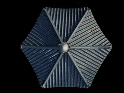 Roof of Ureukjeong Pavilion in Uirimji Reservoir 3D model