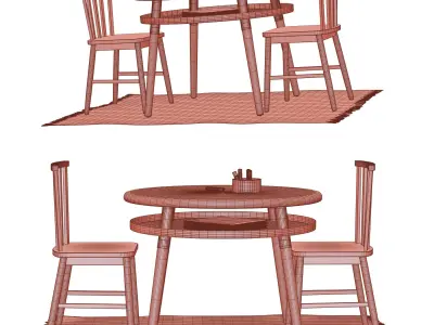 Furniture Study And Play For Kids 3D model