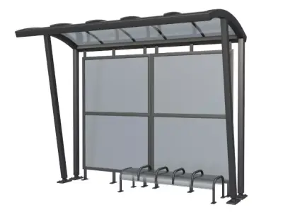 Bus Stop Collections 3D model