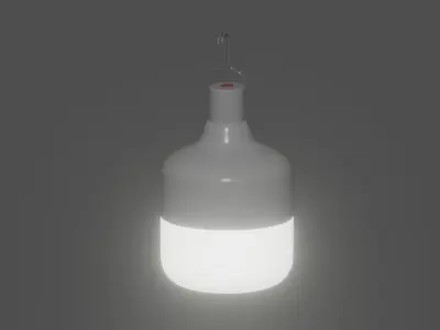 Portable Led Lamp 3D model