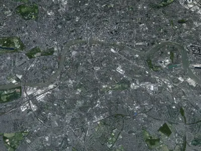 London Textured Huge 3D model