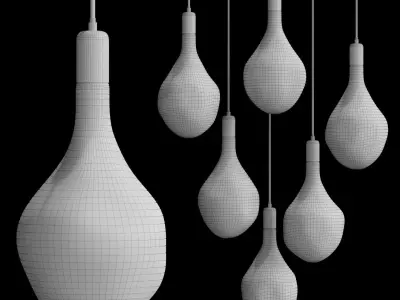Voronoi II bulb S 3D model