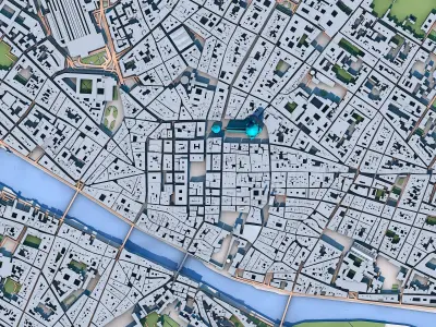 Florence Cathedral Italy 3D model