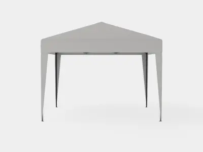 Easy up Pergola Low-poly 3D model