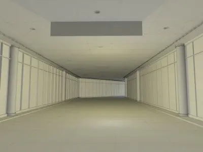 airport exterior model 3D model