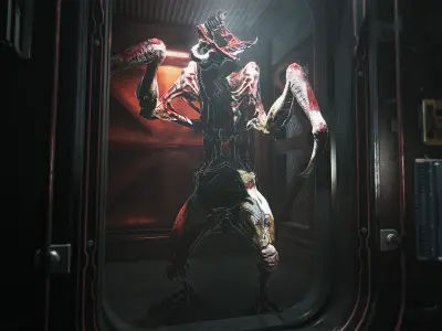 Roach Monster Low-poly 3D model