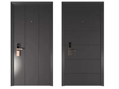 interior door 3D model 9