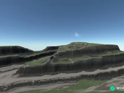 Plateau River 05 3D model