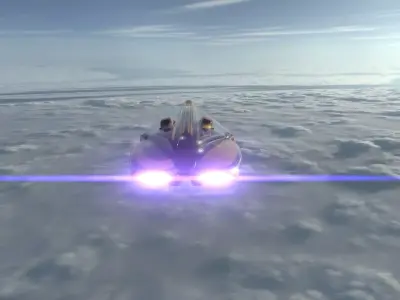 Freight Spaceship 3D model