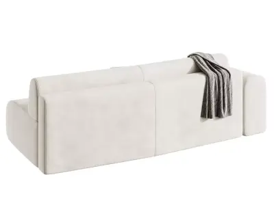 Straight sofa Mail 4NRP 3D model
