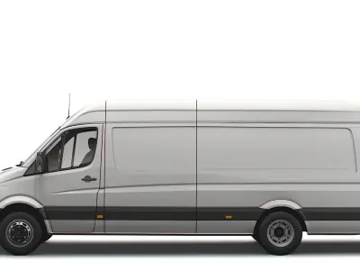Dodge Sprinter Van L4H3 2009 3D model