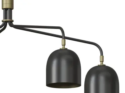 Howard Chandelier 4 Long Arm 3D model
