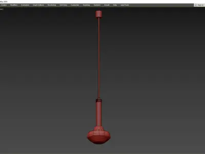 Pair of Stilnovo Pendants Low-poly 3D model
