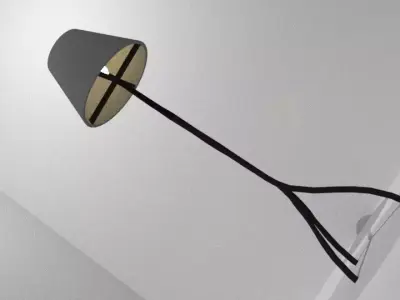 Modern Floor Lamp 3d Model - Twig Lamp Free low-poly 3D model