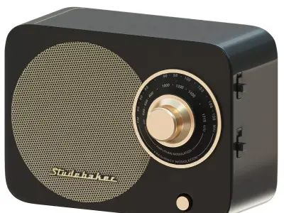 radio 9 3D model