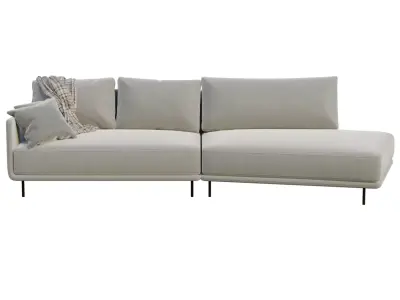 Modern Cozy Sofa 3D model