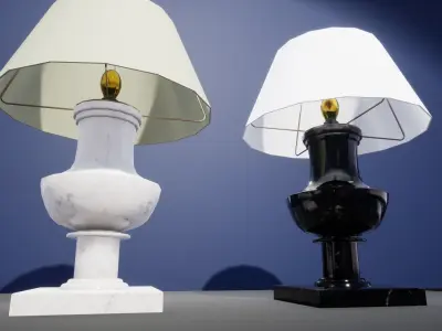 Table Lamp Free low-poly 3D model