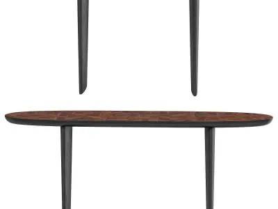 Roche Bobois console Patchwork 3D model