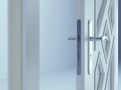 White Door 53 3D model