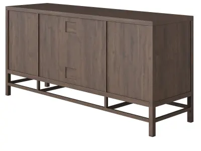 Crate and Barrel Blake 68 media console 3D model
