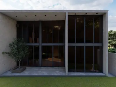 Casa Scene-villa-modern house 3D model