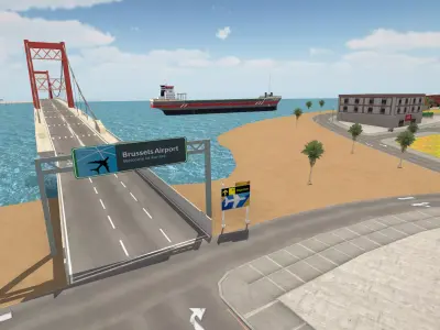 ow Poly Modern City Pack Unity package  Low-poly 3D model